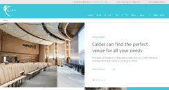 Desktop Screenshot of calderconferences.co.uk
